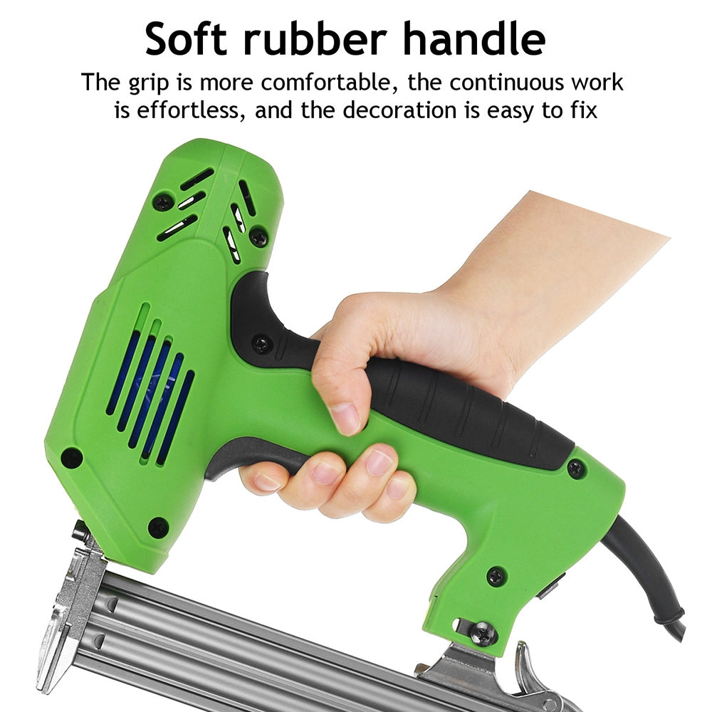 Electric Staple Gun 2000W Heavy Duty Wood Nailer 10–30mm Power Tool