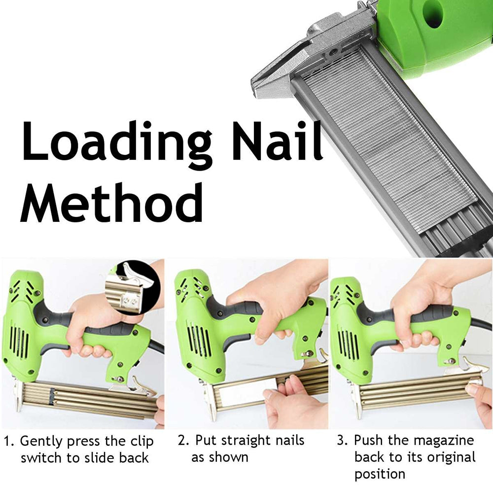 Electric Staple Gun 2000W Heavy Duty Wood Nailer 10–30mm Power Tool