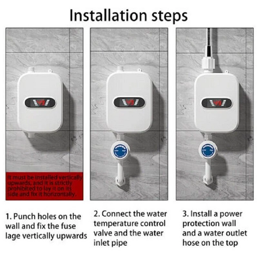 Electric Hot Water Heater System Instant Hot Water Shower Heat