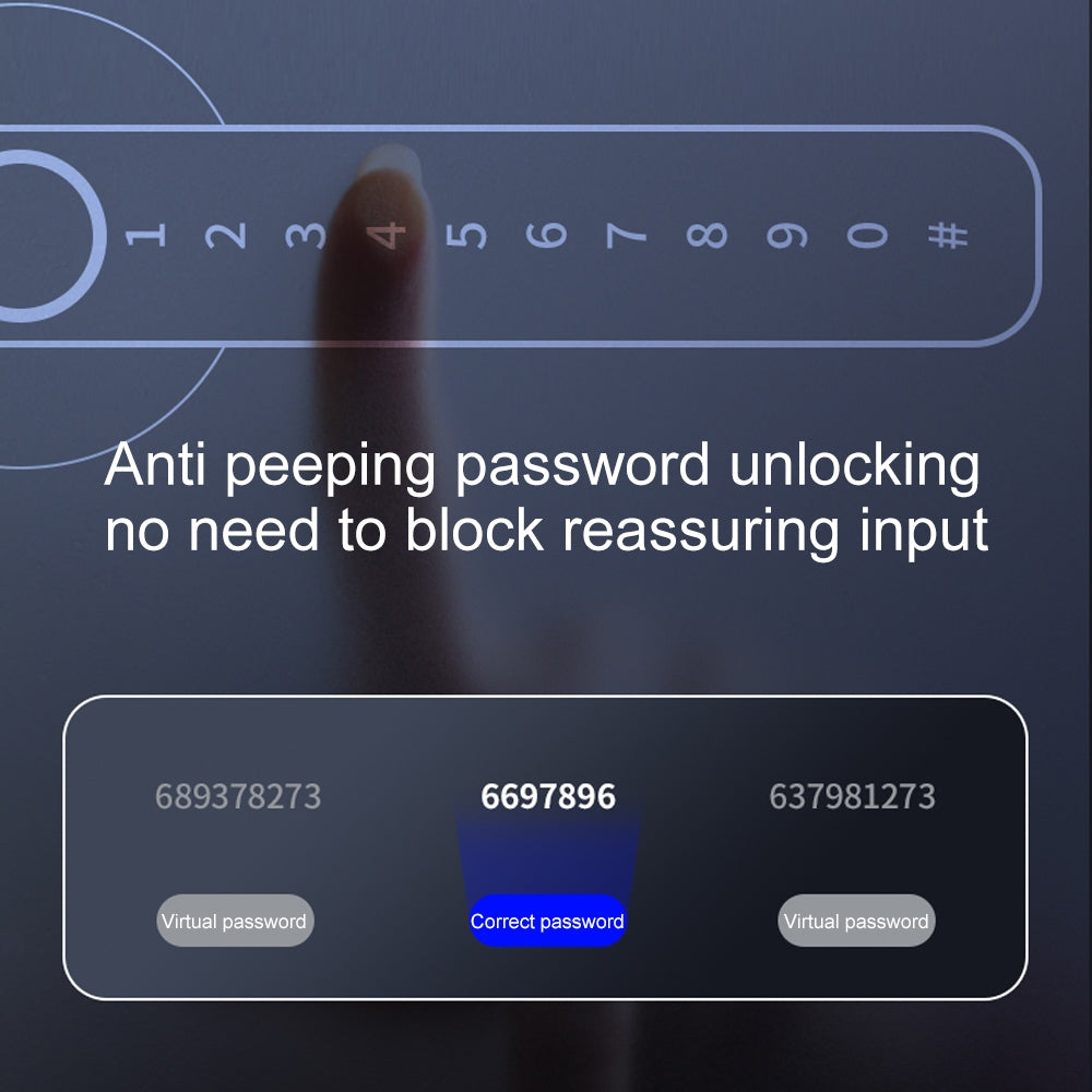 Smart Fingerprint Door Lock Digital, Password, Bluetooth