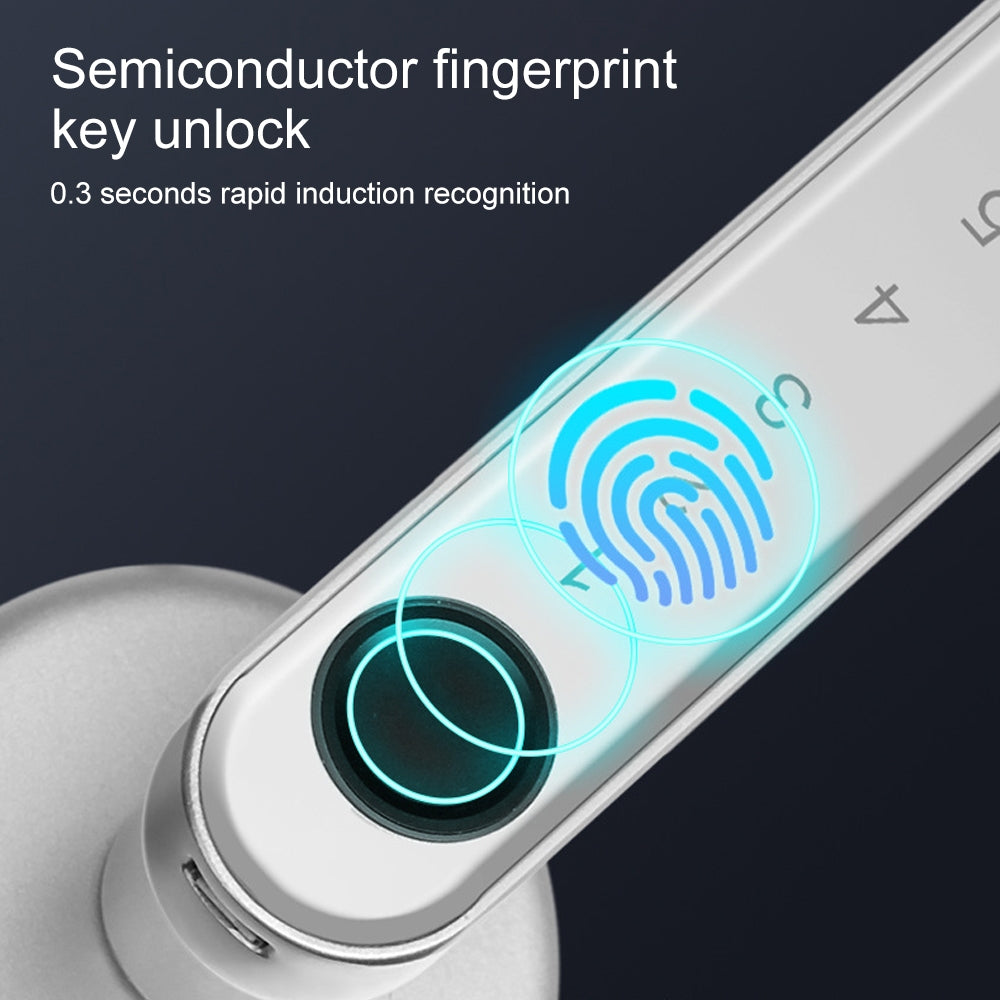 Smart Fingerprint Door Lock Electronic Handle Digital Bluetooth Key APP