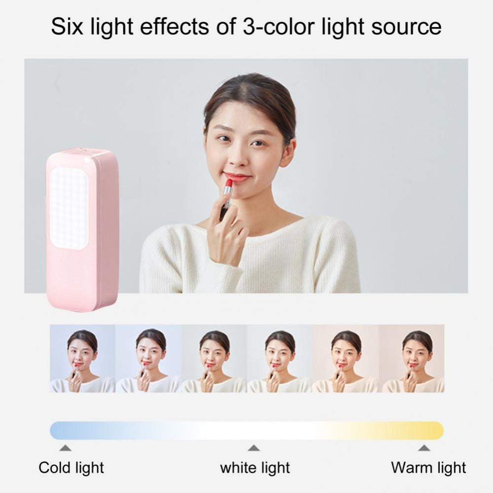 Led Portable Phone Holder Stand With Wireless Remote Fill Light