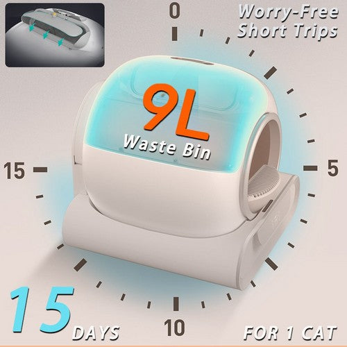 Self Cleaning Cat Litter Box 65L Smart App | Simpledeals