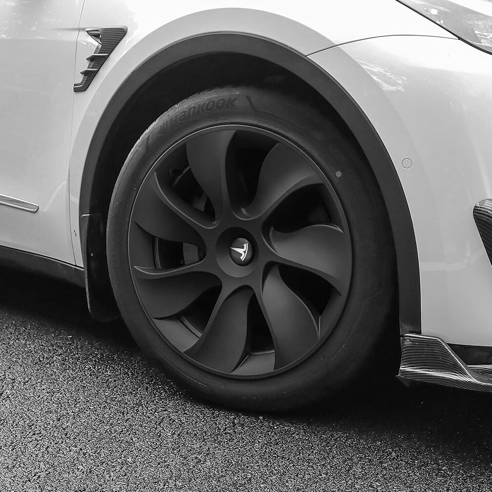 4Pcs 19Inch Black Wheel Cover Caps For Tesla Model Y