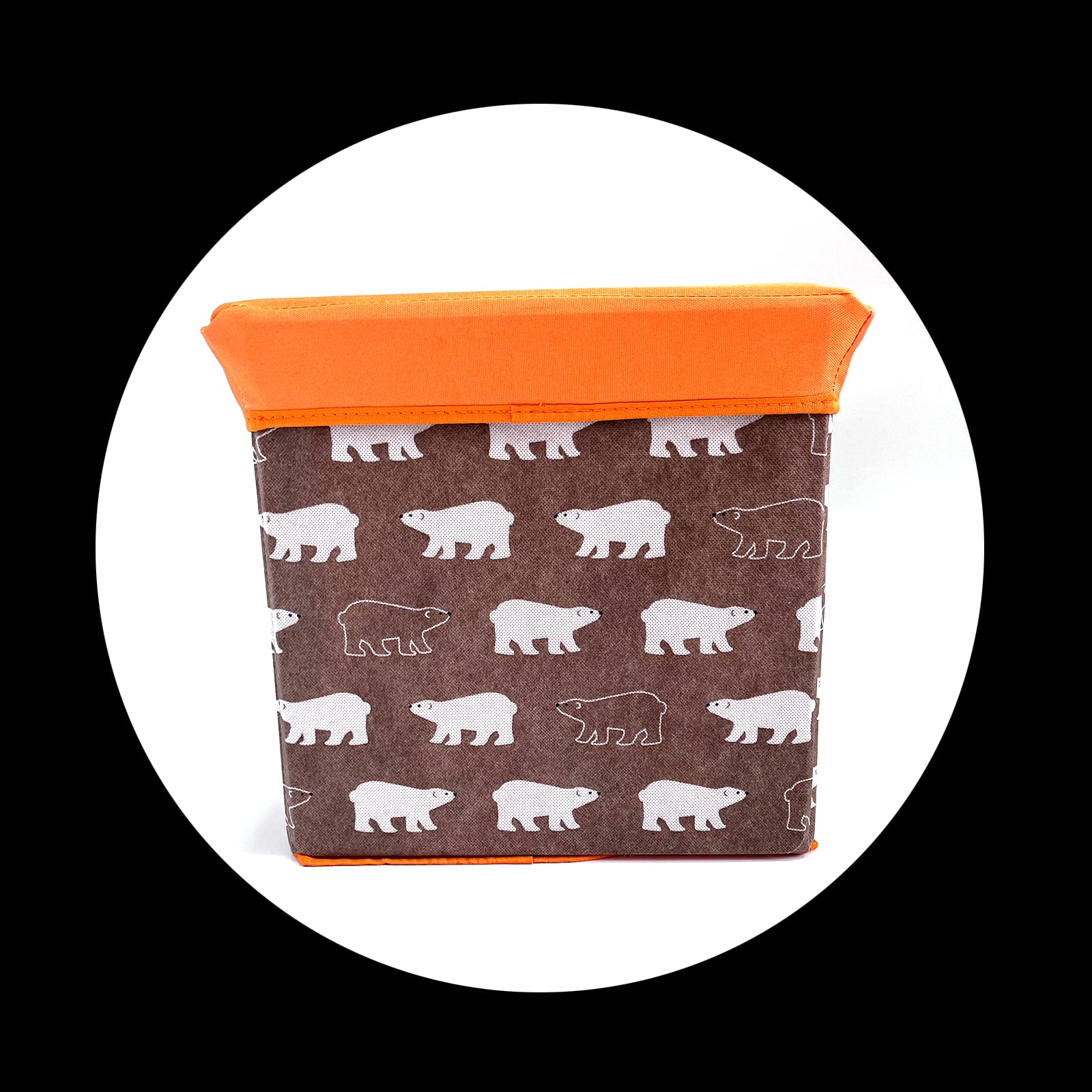 Folding Storage Ottoman Stool Cube