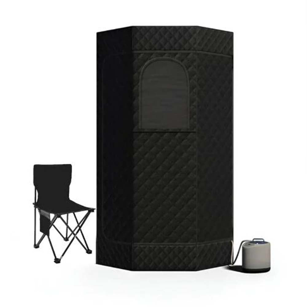 Home Portable Steam Sauna Tent w/Remote Control Foldable Chair Loss Weight AU | Heating Pads - photo 6