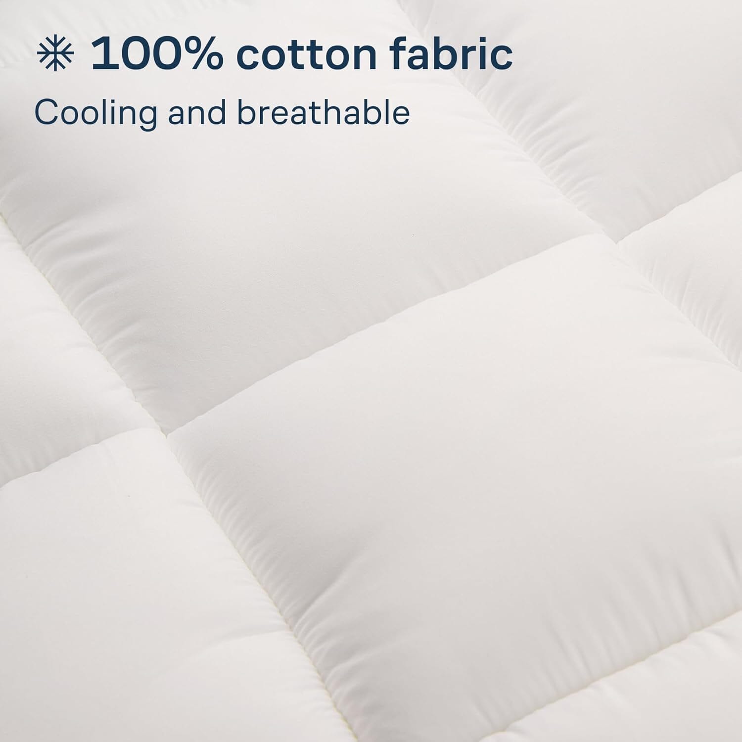 Mattress Topper Charcoal Pillowtop 137x190cm
