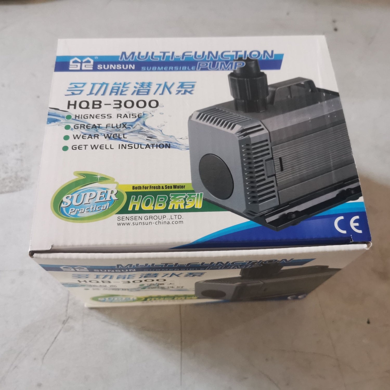 2500Lph Sunsun Submersible Water Pump Au