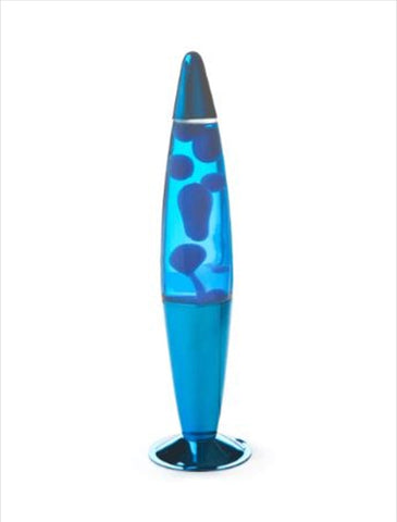 Blue Metallic Peace Motion Lamp