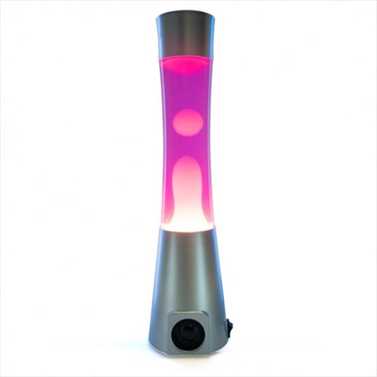 Silver/Pink/White Motion Lamp Bluetooth Speaker - Bluetooth Speakers