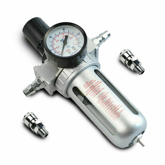 Air Compressor Oil Moisture Water Filter Regulator Separator Mount - Fitting