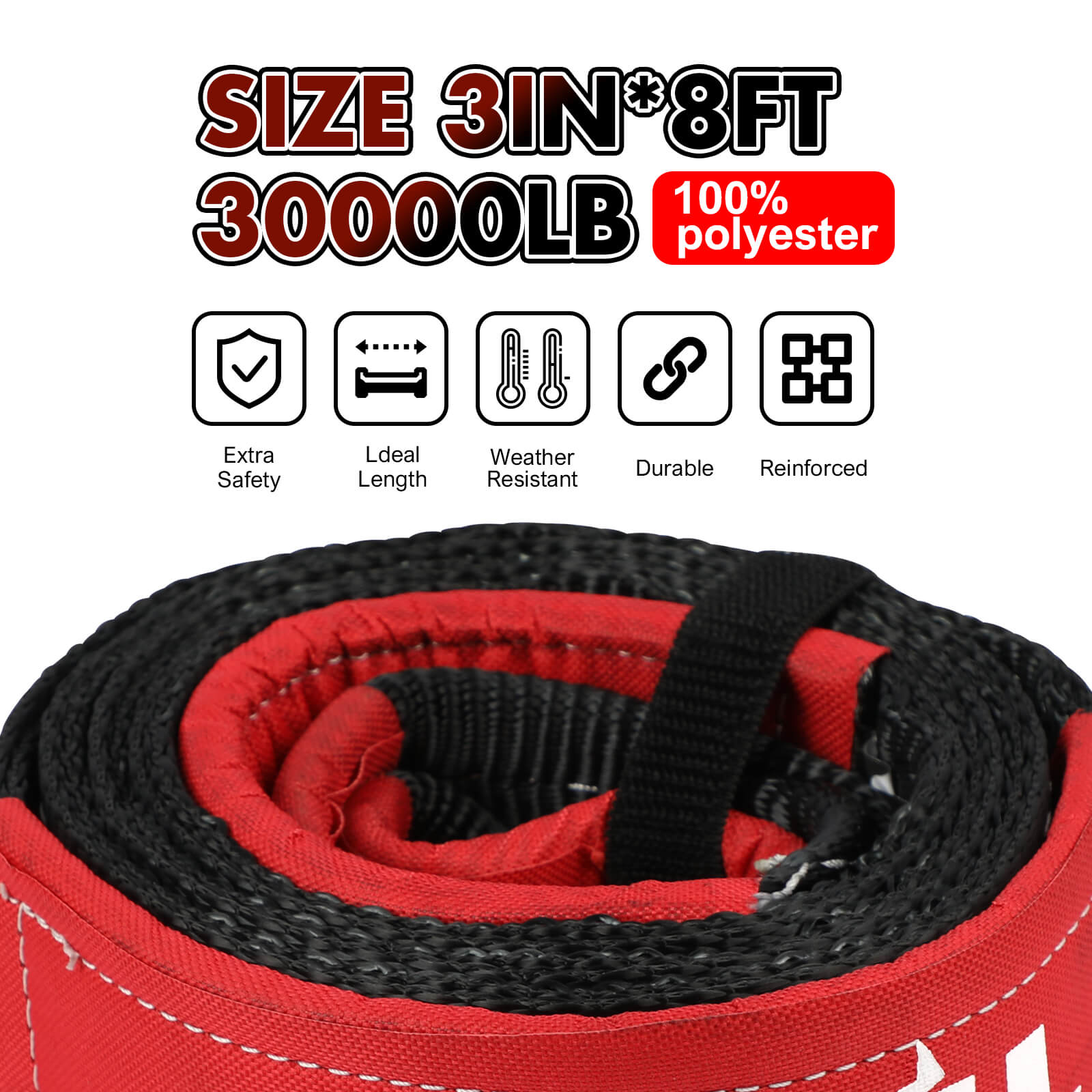 Kinetic Recovery Rope & 14500Lbs Electric Winch 4Wd Kit