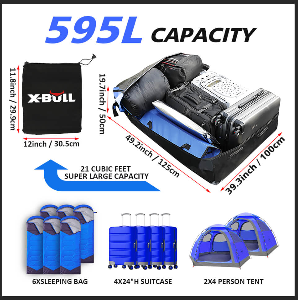 Waterproof Car Roof Cargo Carrier For All Vehicles