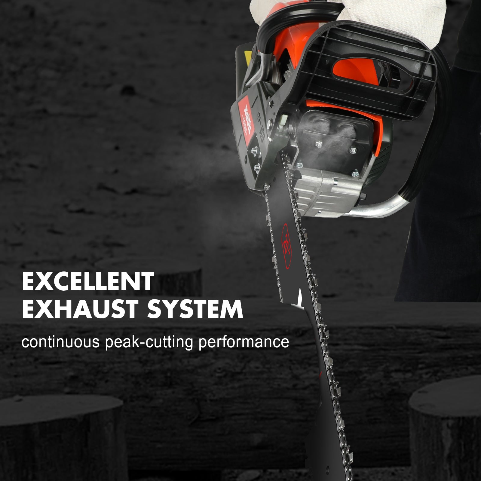 62Cc 20 Bar Petrol Chainsaw E-Start Commercial