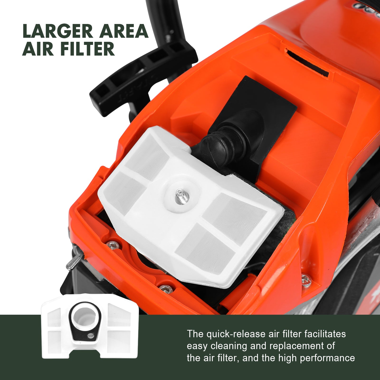 62Cc 20 Bar Petrol Chainsaw E-Start Commercial