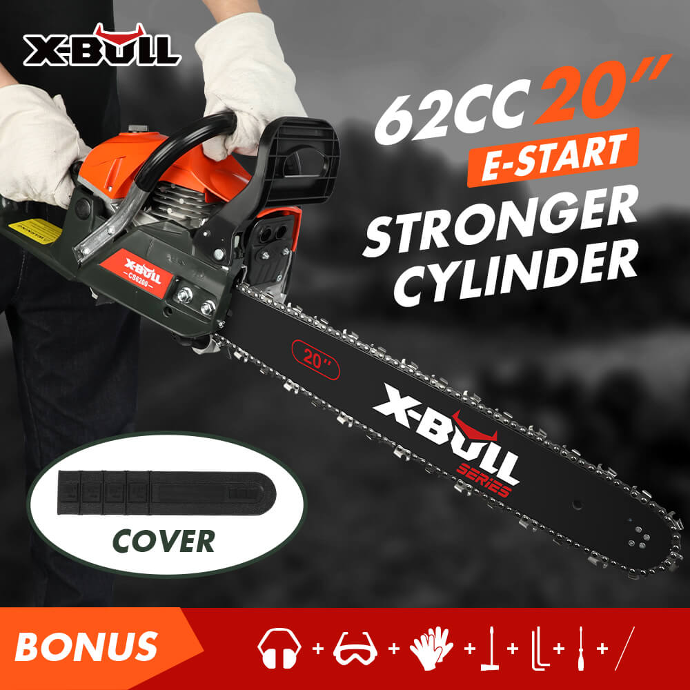 62Cc 20 Bar Petrol Chainsaw E-Start Commercial