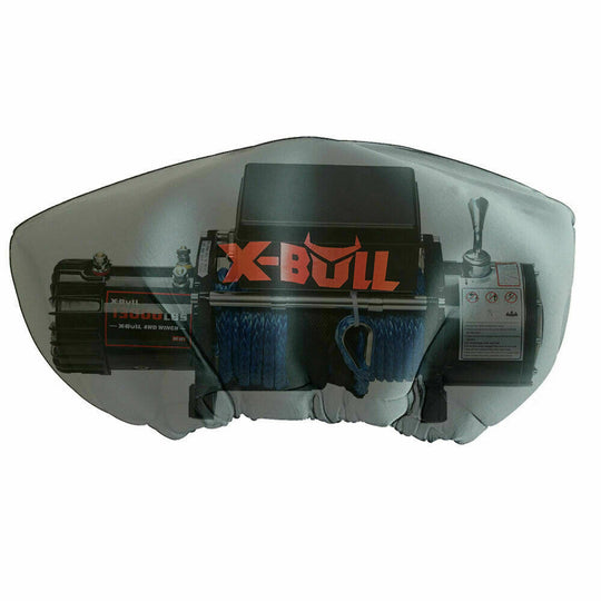 Winch Cover Waterproof Fits 8000-17000Lbs Winch Dust Cover Soft 4X4 - Automotive Parts