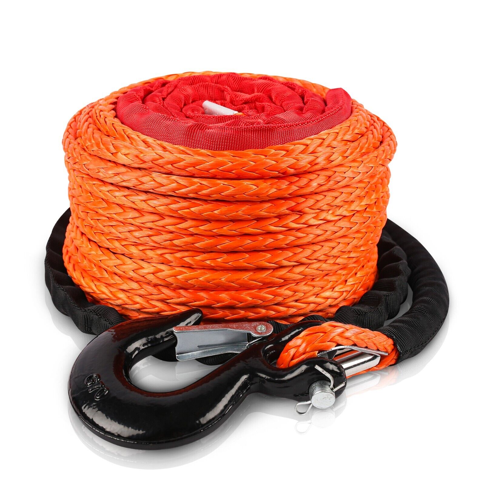 9.5Mm X 30M Dyneema Sk75 Winch Rope Synthetic Recovery Cable, Car Tow