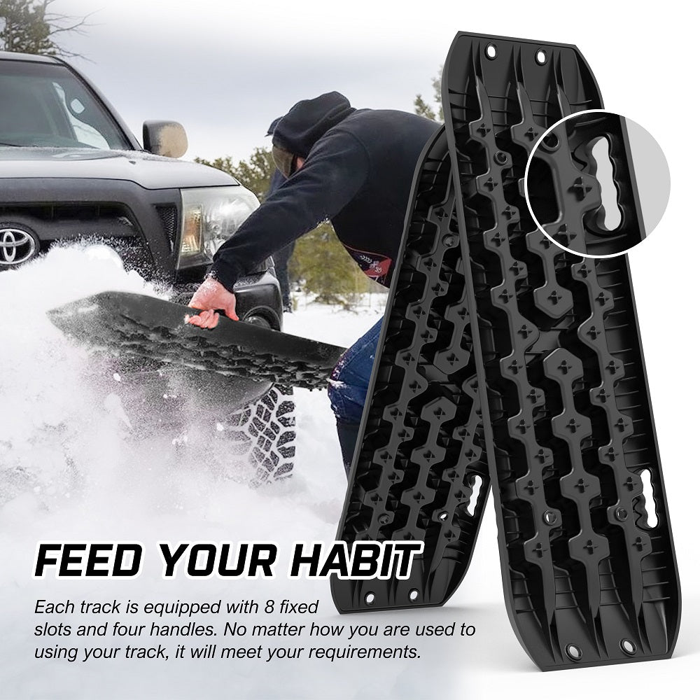 Recovery Tracks Sand Tracks Kit Carry Bag Mounting Pin Sand/Snow/Mud 10T 4Wd