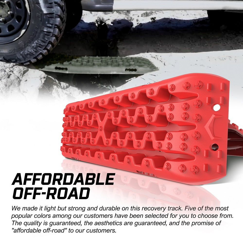 Recovery Tracks Sand Tracks Kit Carry Bag Mounting Pin Sand/Snow/Mud 10T 4Wd