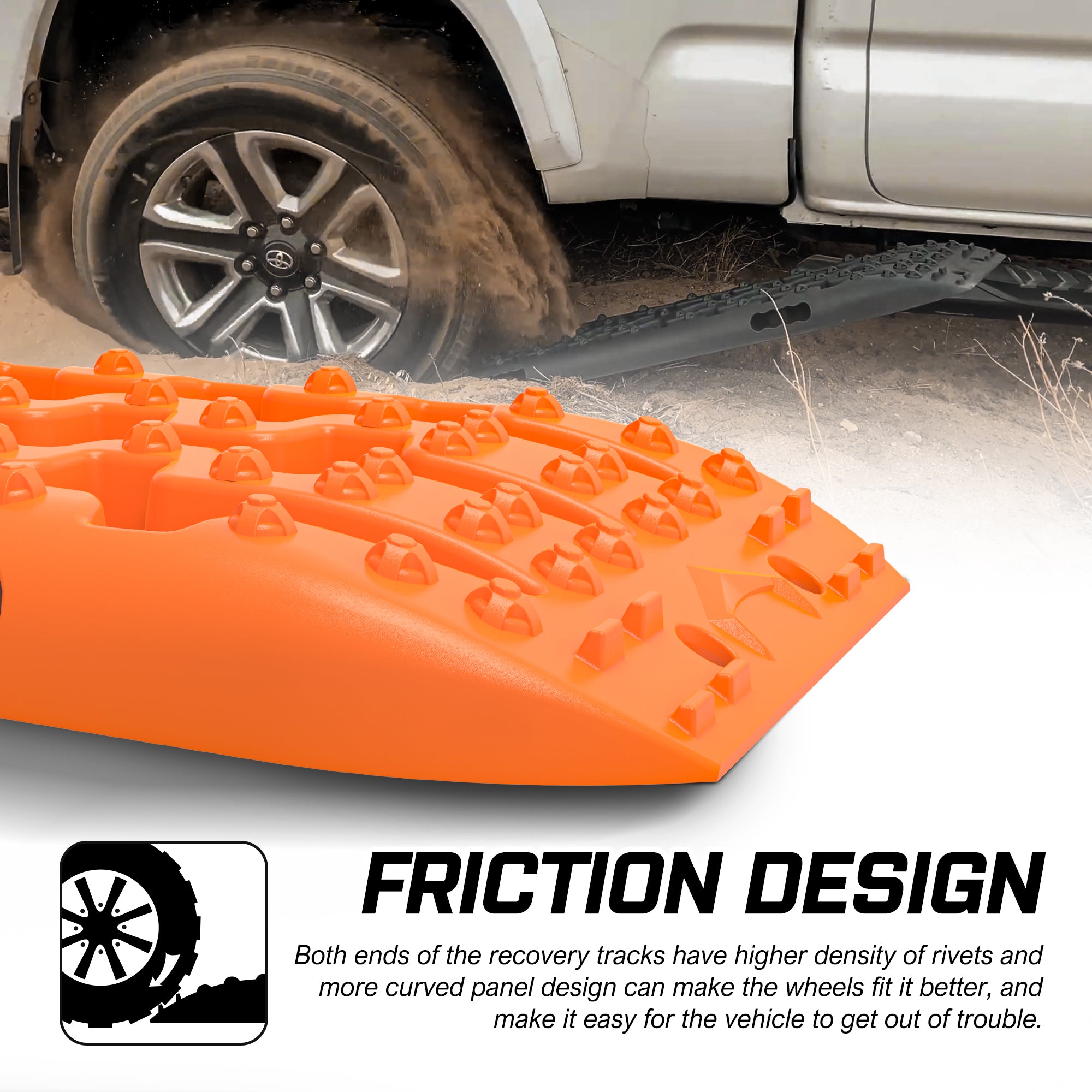 Recovery Tracks Sand Tracks Kit Carry Bag Mounting Pin Sand/Snow/Mud 10T 4Wd