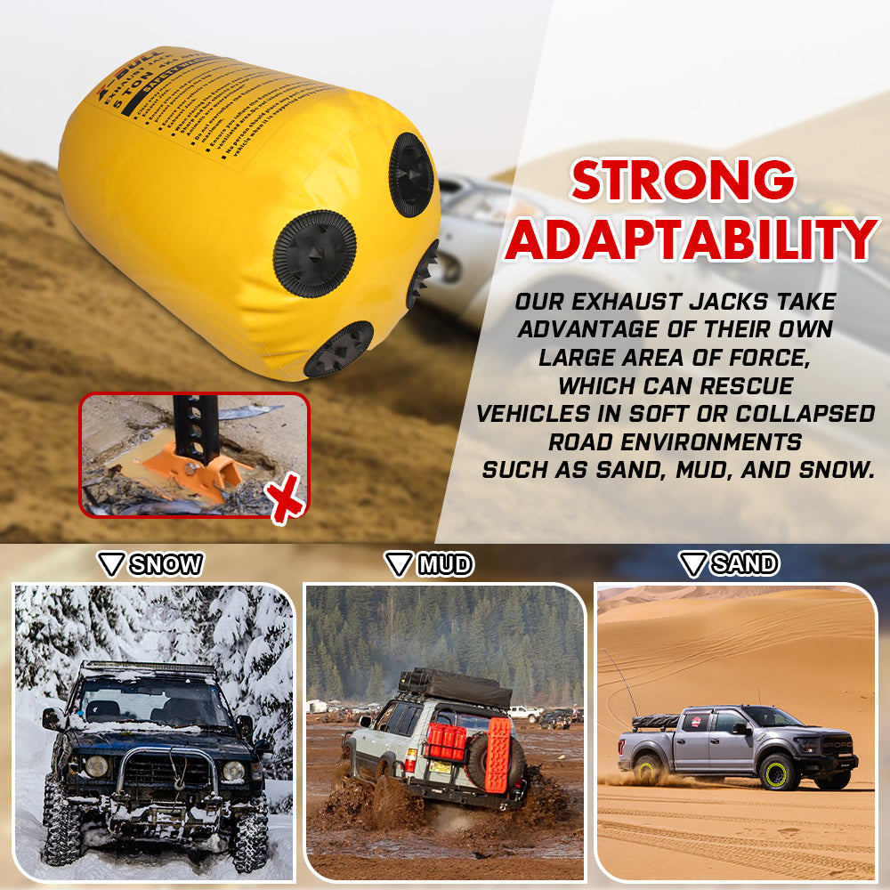 Exhaust Jack Air Jack Rescue Kit/ 2Pcs Recovery Tracks Boards 4X4 4Wd Gen2.0 - 2Pcs