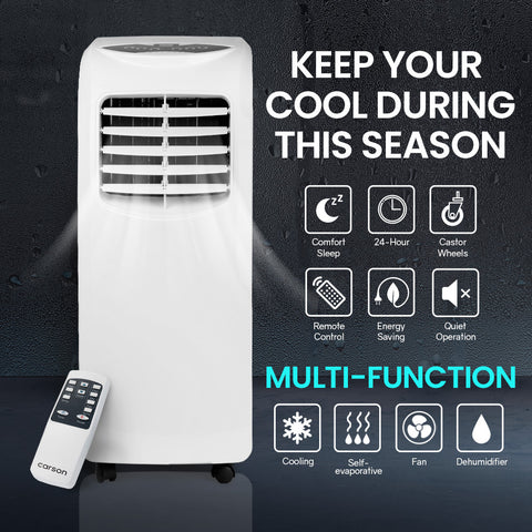 3-in-1 Portable Air Conditioner Dehumidifier Fan Cooler Aircon 7000 BTU