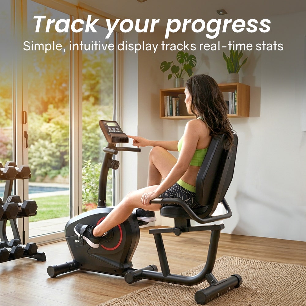 Exercise Bike Magnetic with LCD Display 8 Resistance Levels