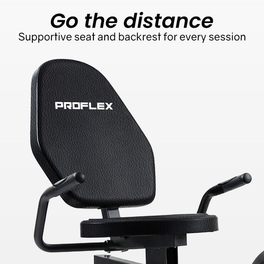 Magnetic Recumbent Exercise Bike LCD Display 8 Levels