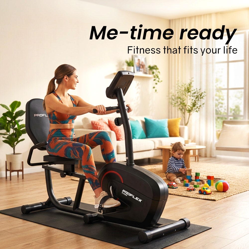 Exercise Bike Magnetic with LCD Display 8 Resistance Levels