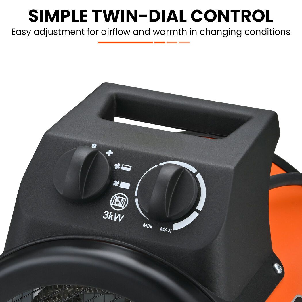 3kW Electric Space Heater 15A | Simpledeals