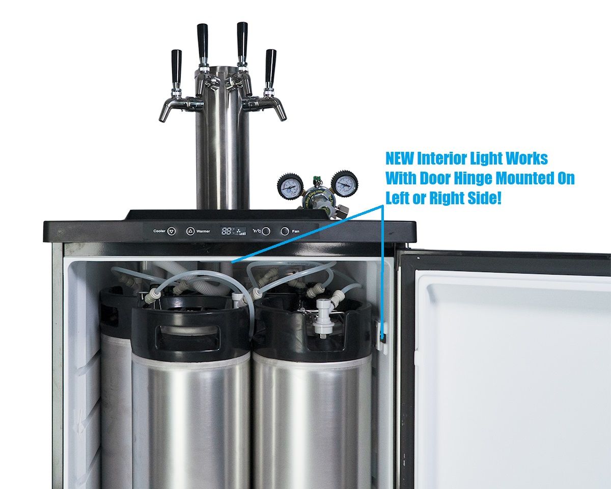 Kegmseries Xl Kegerator - Fastap Double Tap