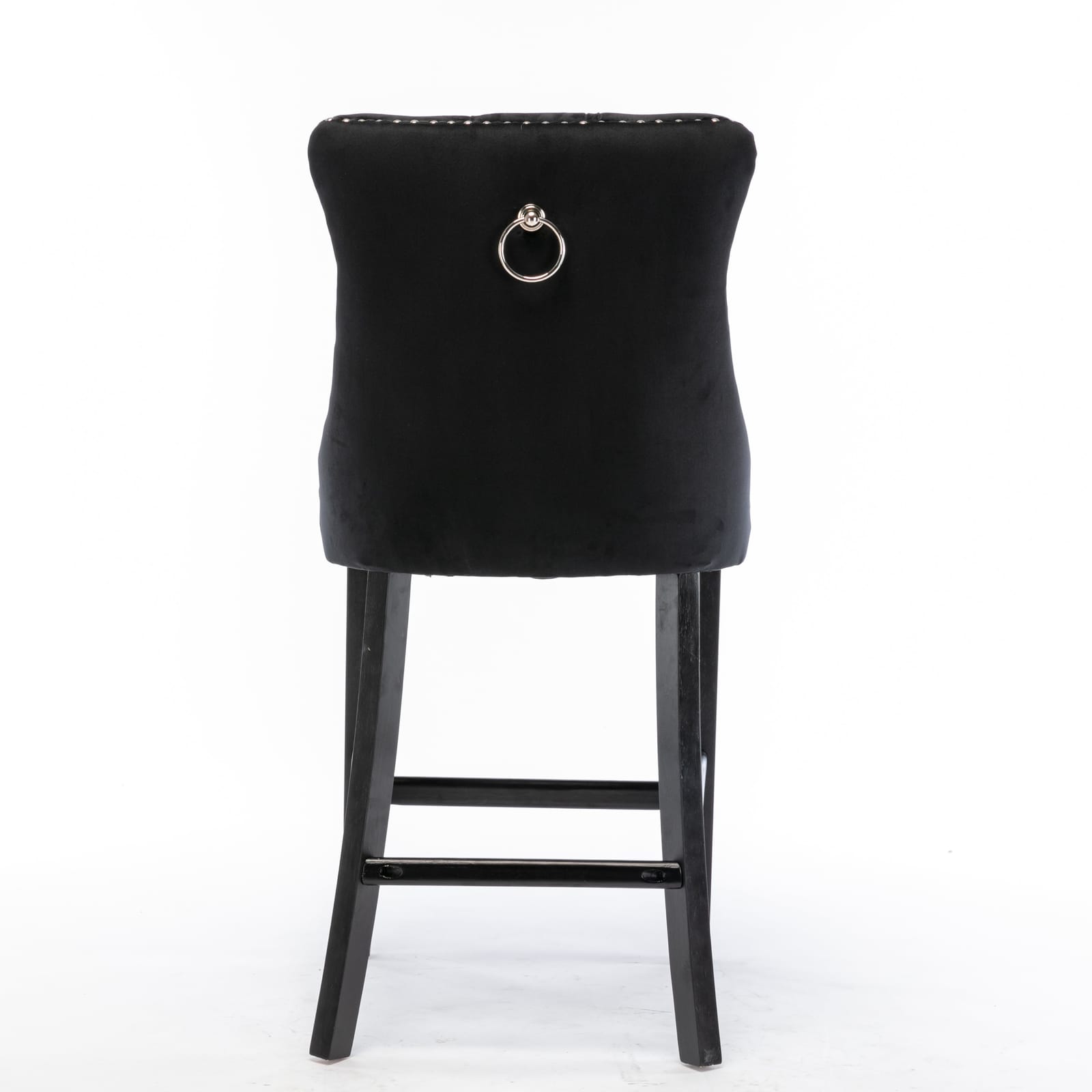 Velvet Bar Stools With Studs