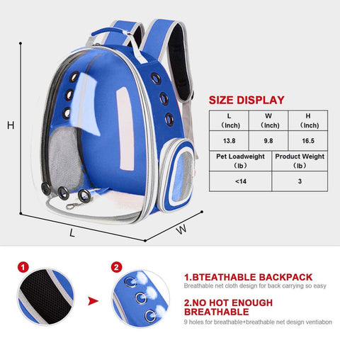 Space Capsule Backpack - Model 1 Blue