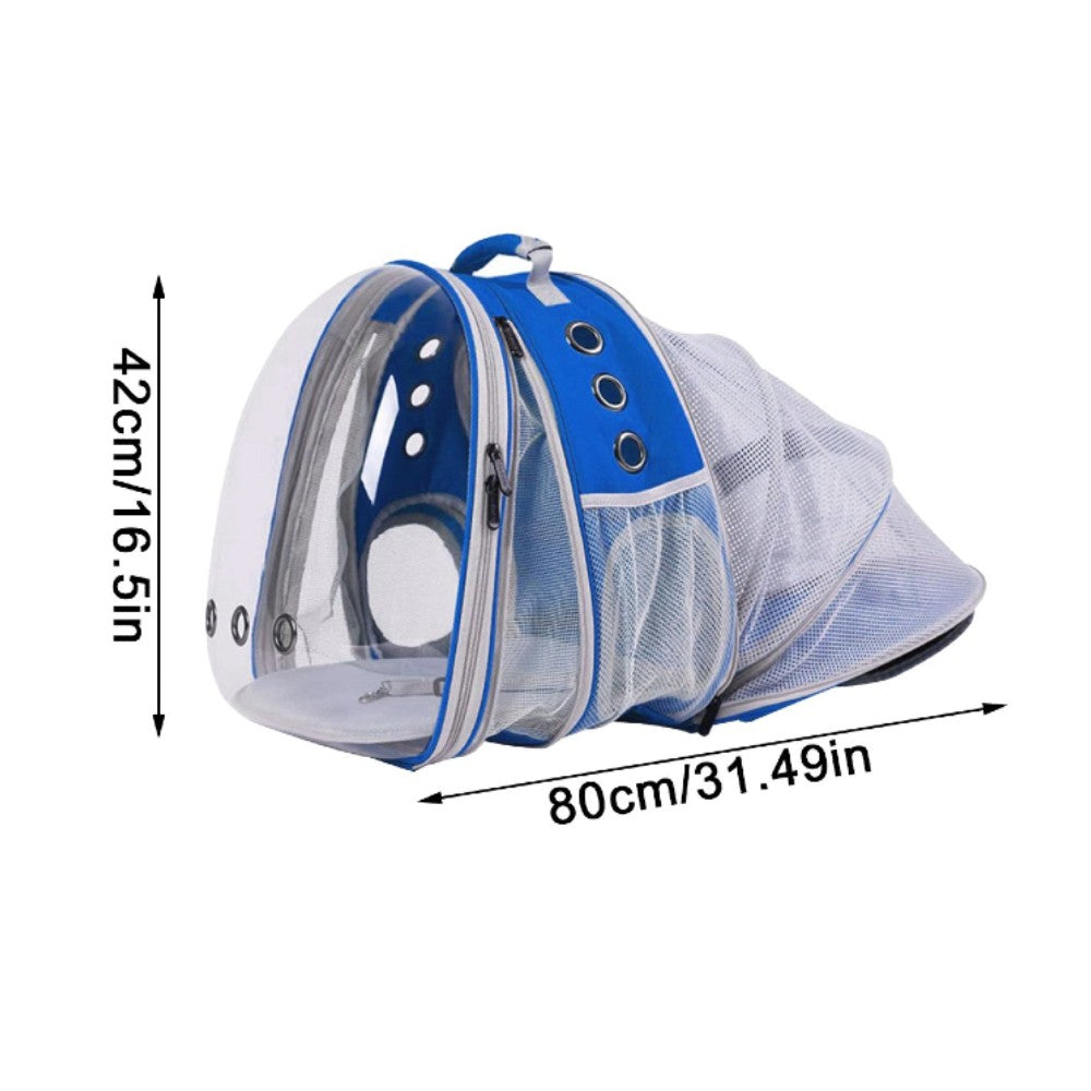 Expandable Space Capsule Backpack - Model 1 Blue