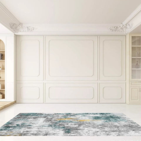 Floor Mat Abstract Green Grey 160*230cm