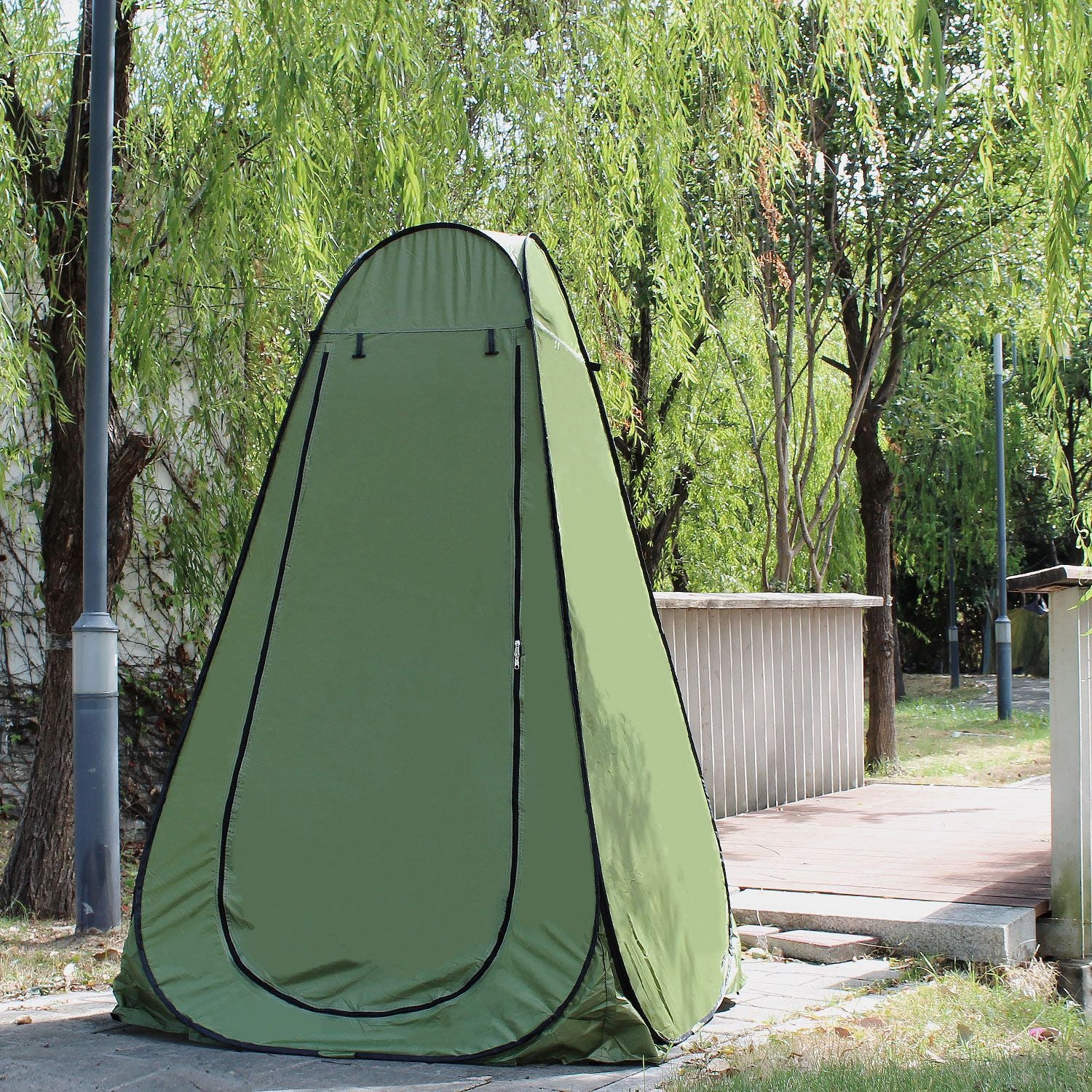 Shower Tent With 2 Window (Green)