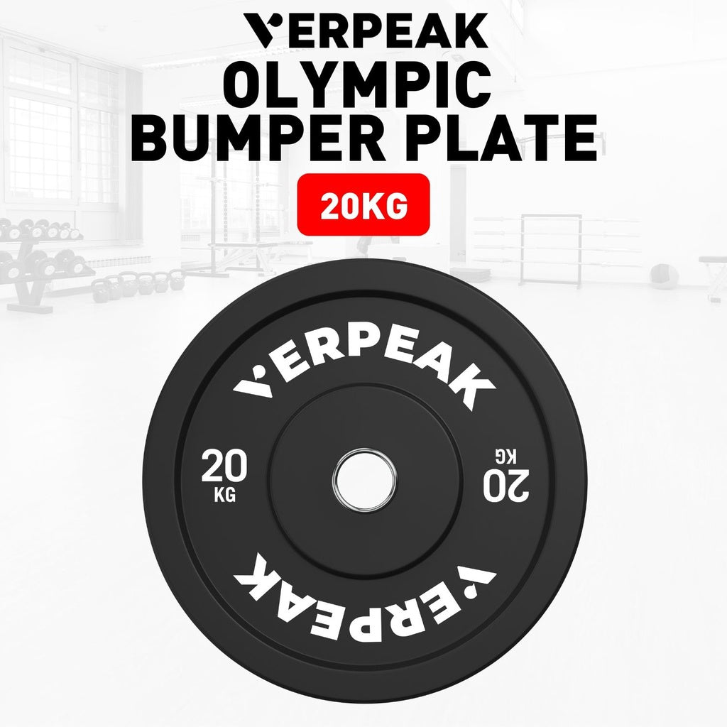 Black Bumper Weight Plates-Olympic 10Kgx2