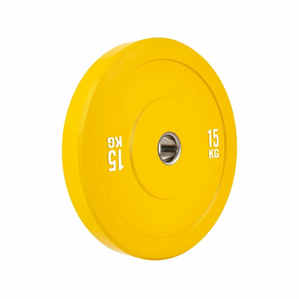 Colour Bumper Plate 15Kg Yellow Vp-Wp-107-Fp