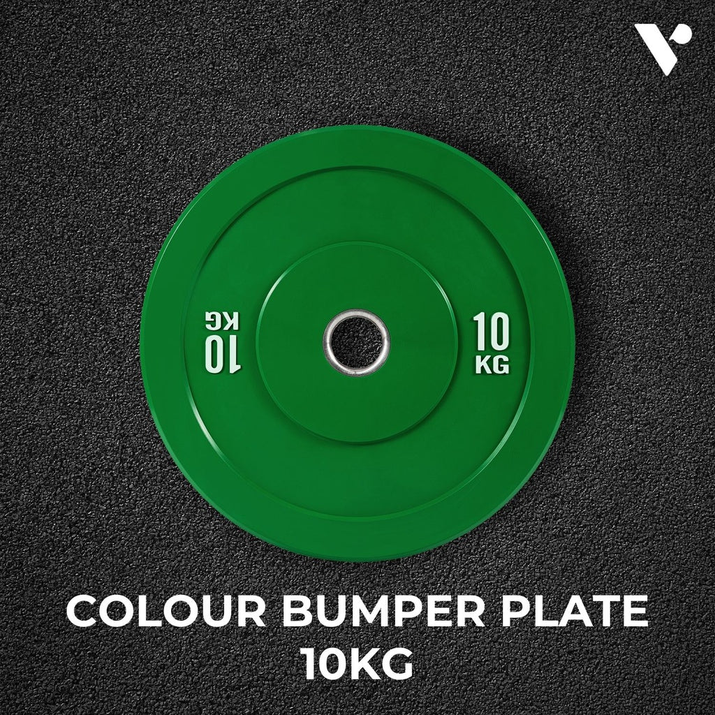 Colour Bumper Plate 10Kg X 2 Green Vp-Wp-106-Fp