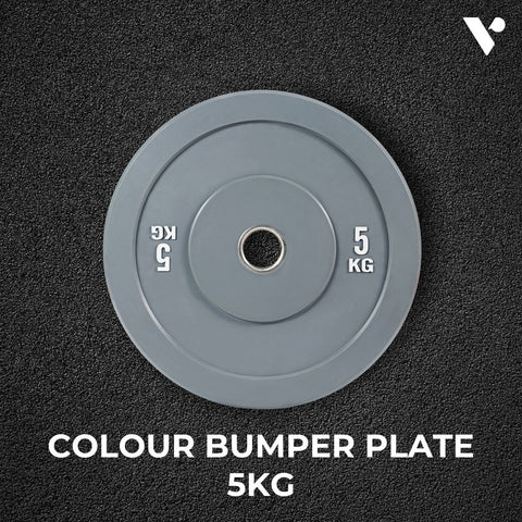 Colour Bumper Plate 5Kg X 2 Gray Vp-Wp-105-Fp