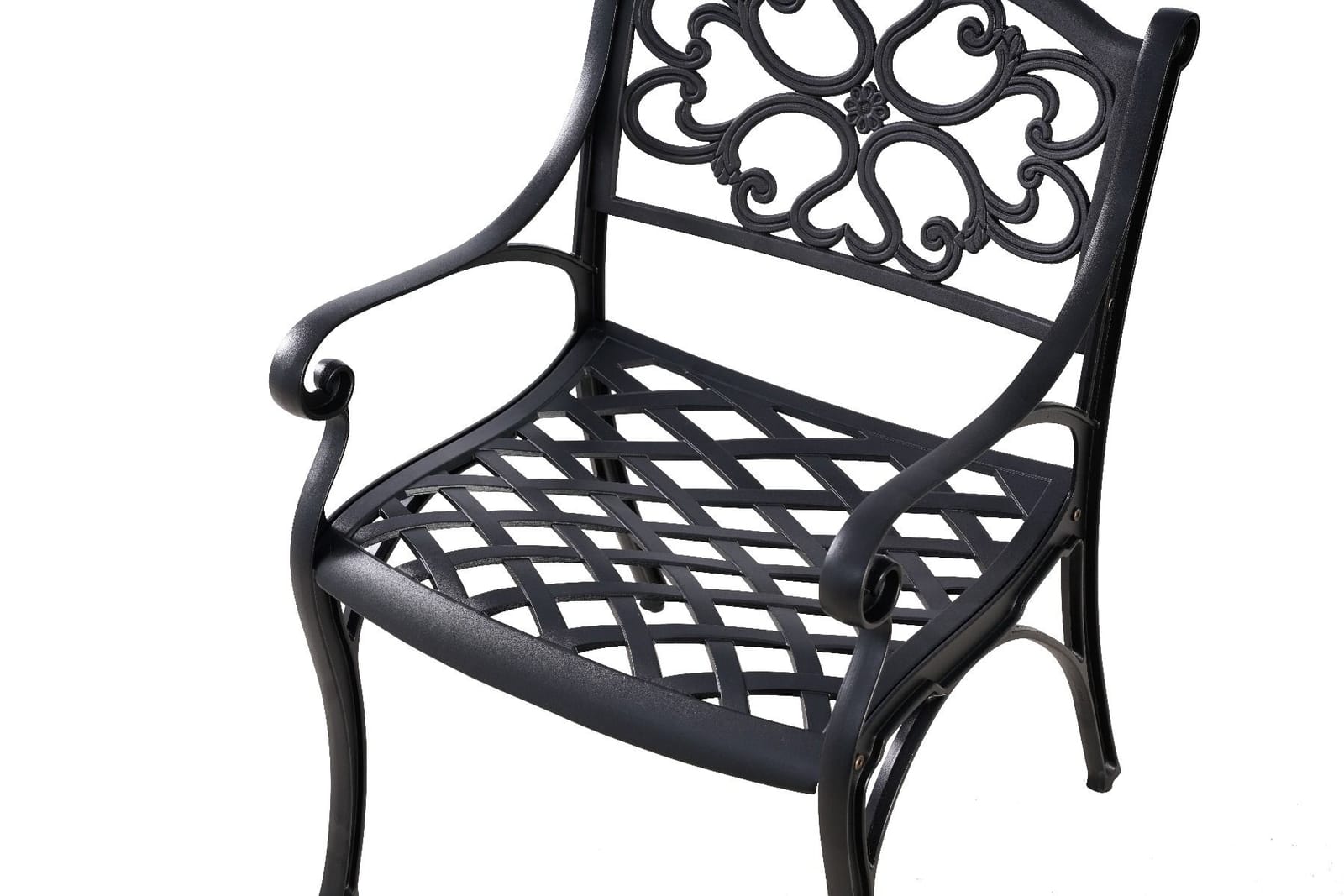 Aluminium Chair Black Pair
