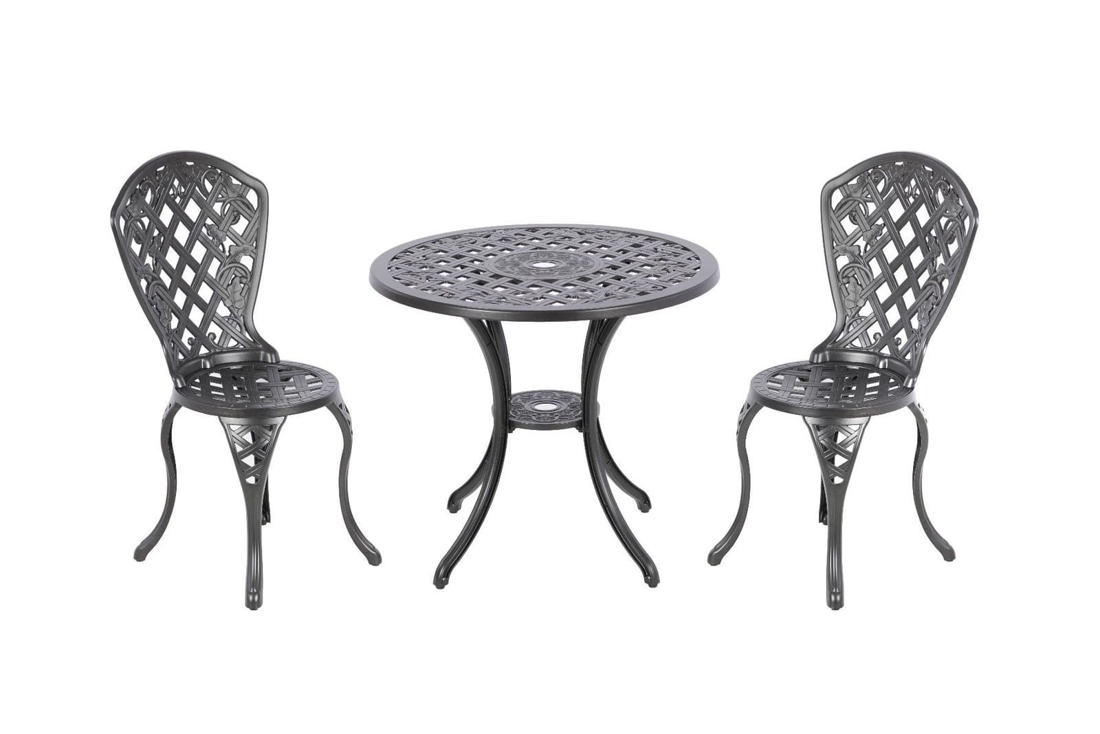 Outdoor 3 Piece Aluminium Setting 47x50x93cm
