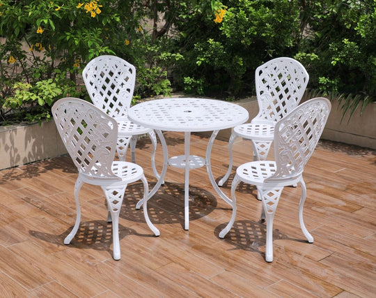 Outdoor 5 Piece Aluminium Setting 47x50x93cm