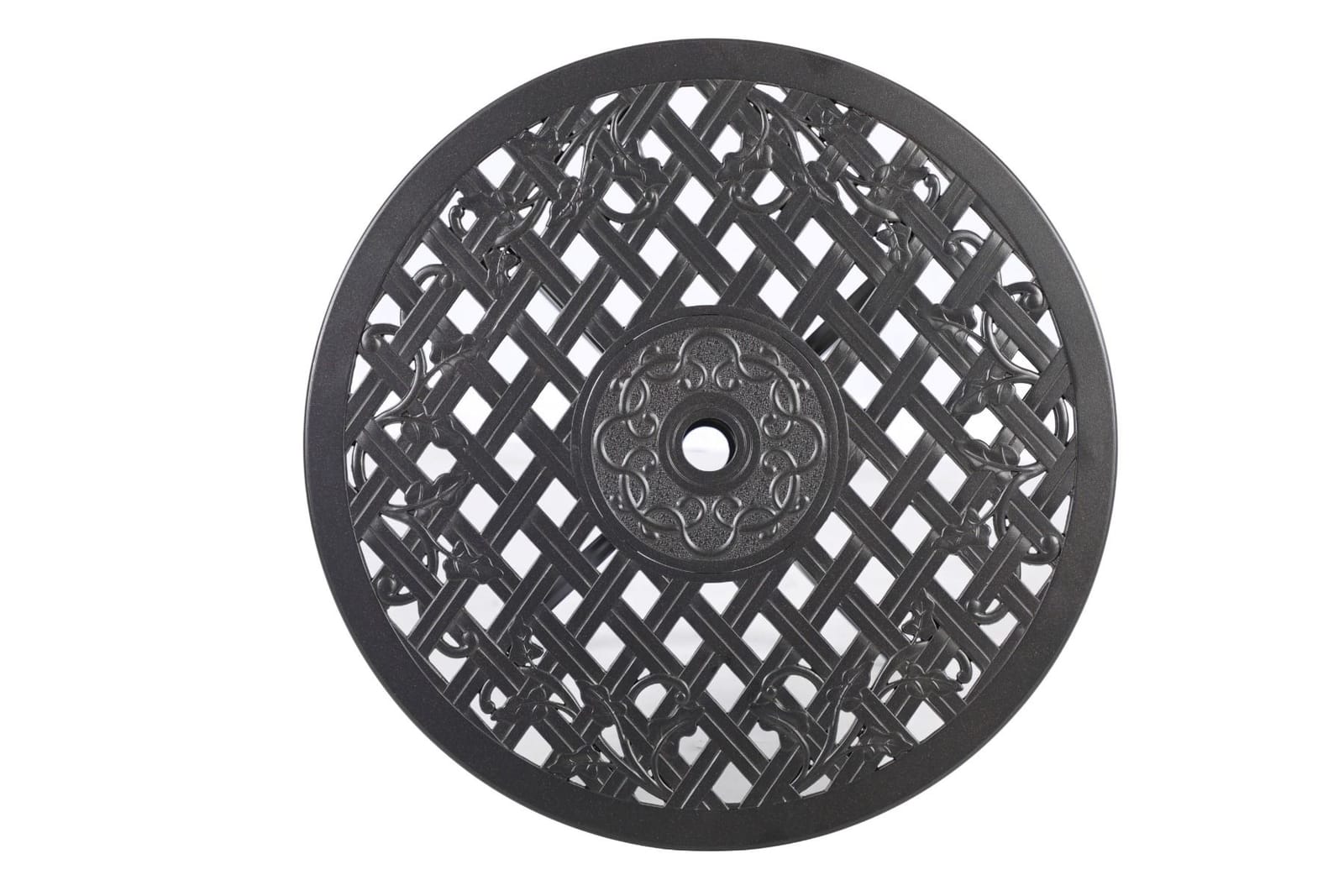 Aluminium Outdoor Table Black 79x79x69cm