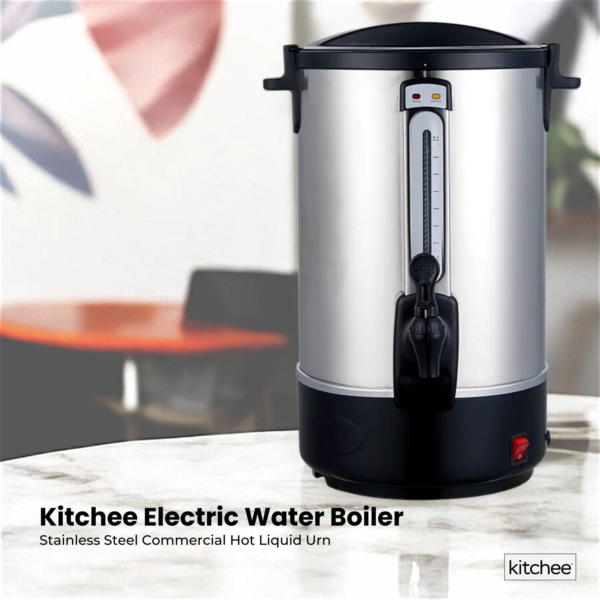 20L Electric Water Boiler - Stainless Steel Commercial Hot Liquid