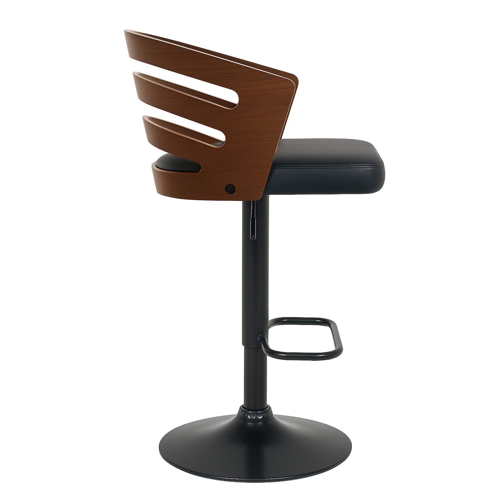 Bar Stool Adjustable Height Swivel 46x48x85cm