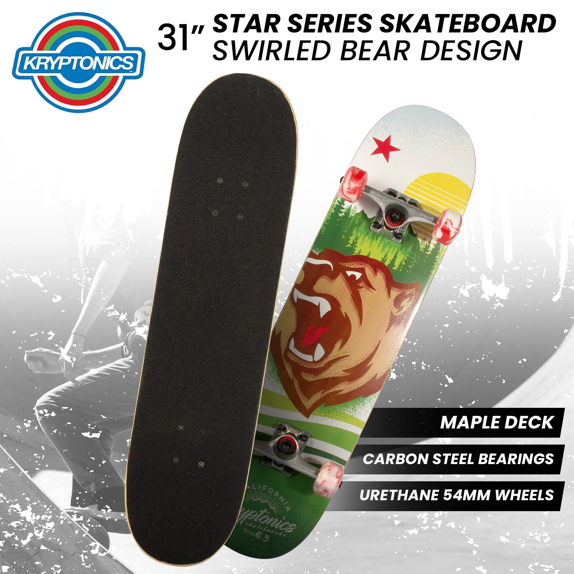 31-Inch Star Series Complete Skateboard