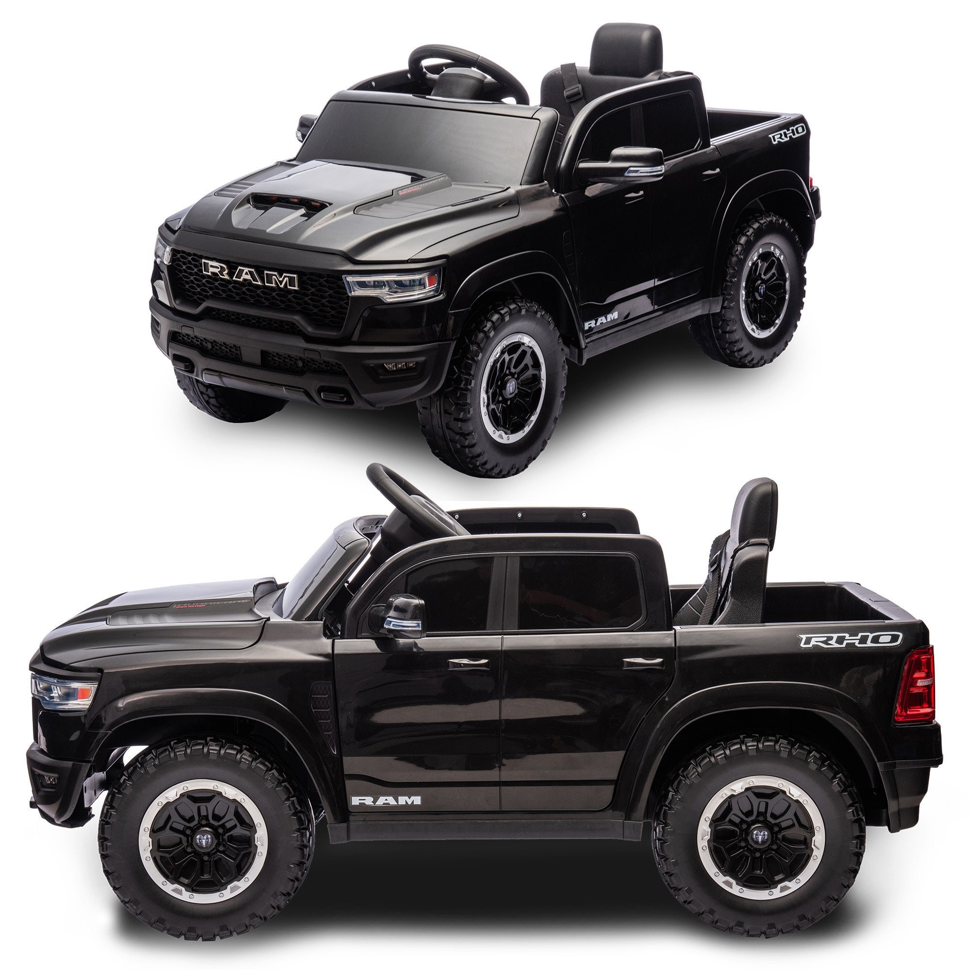 Ram 1500 Rho Kids Electric Ride On Car With Remote Control King Size