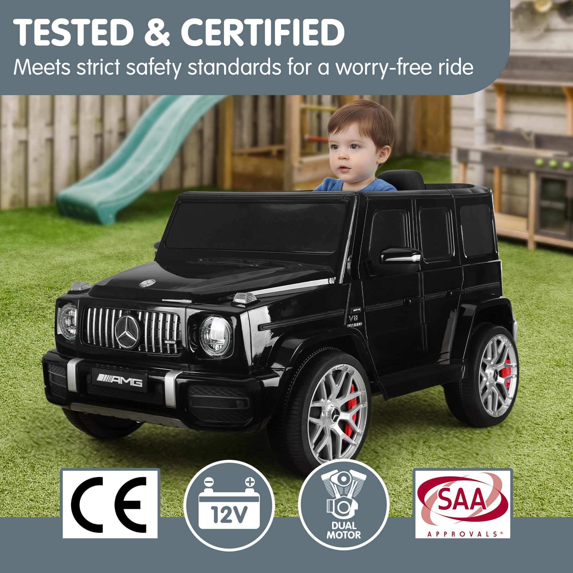 Mercedes Benz Amg Licensed G63 Kids Electric Ride On Car Remote